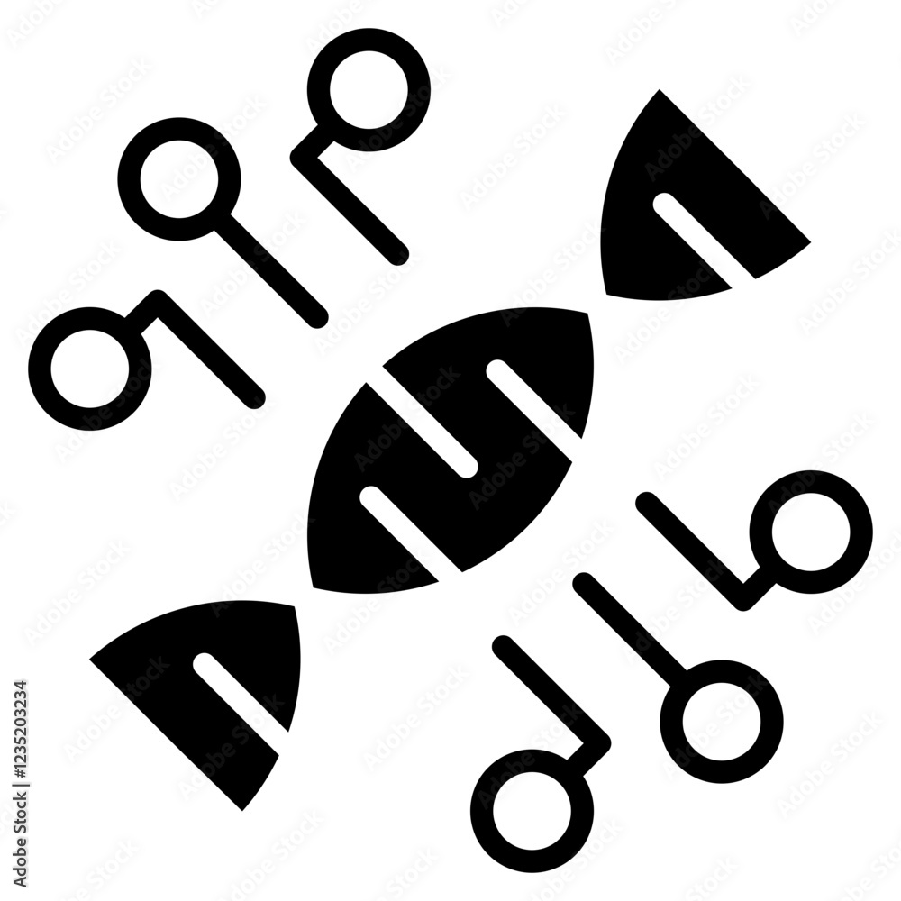 Fototapeta premium Biotechnology Icon