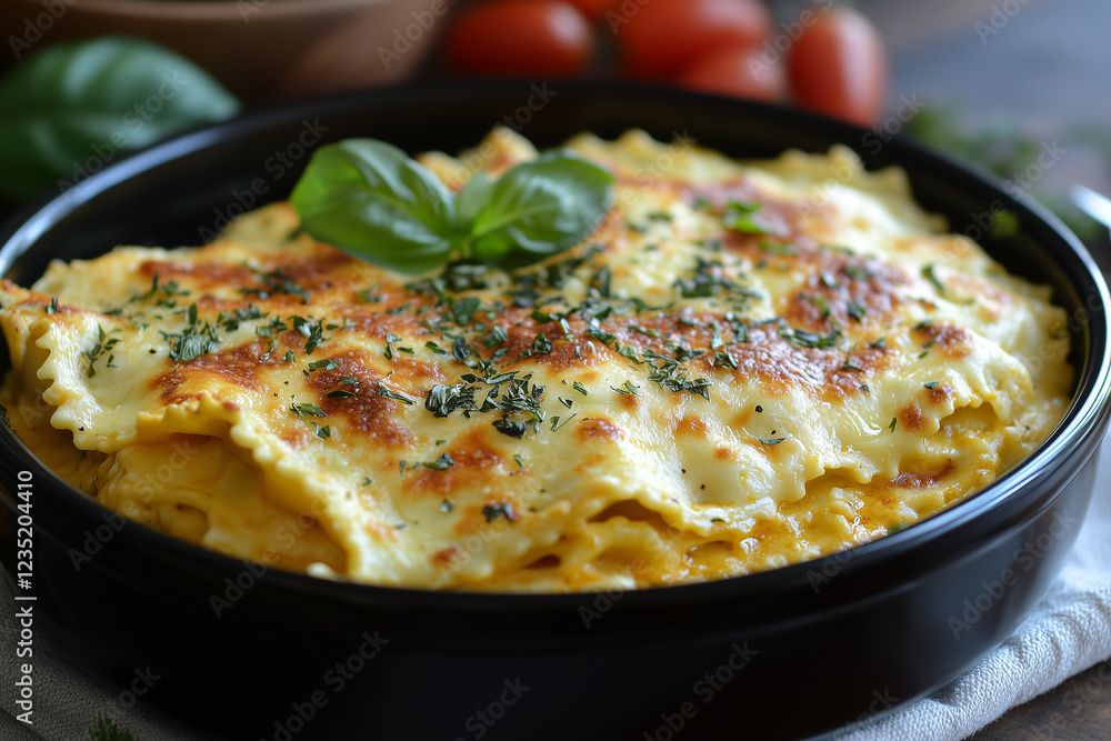 lasagna with tomato and basil lasagna with tomato and basil