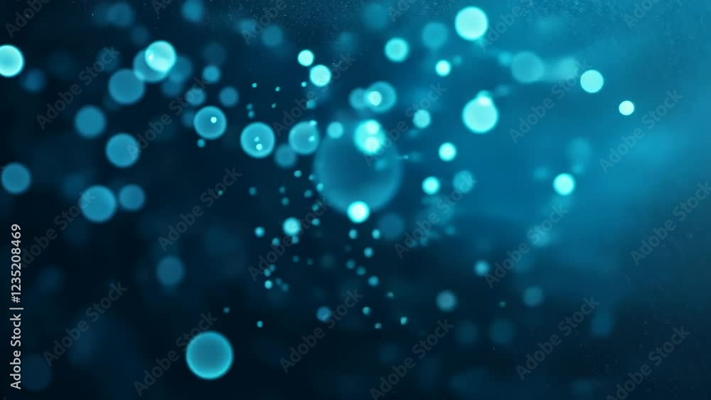 Stunning Blue Bokeh Circles Loopable Abstract Background for Modern Digital Art and Design Projects Stunning Blue Bokeh Circles Loopable Abstract Background for Modern Digital Art and Design Projects