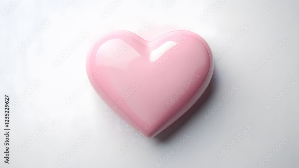 Fototapeta premium Pink Heart Shape