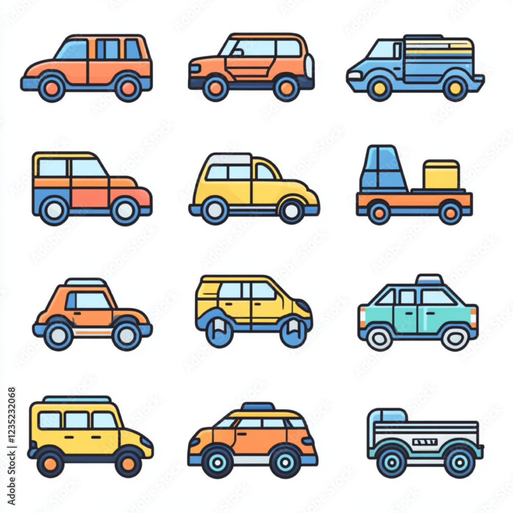 set of transport icons set of transport icons