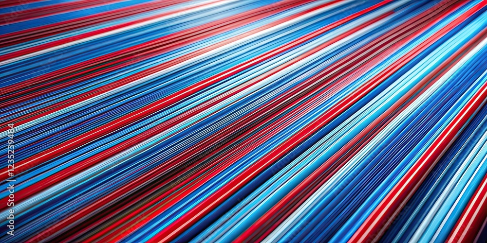 Abstract Blue Red Tilt-Shift Stripes Background Abstract Blue Red Tilt-Shift Stripes Background