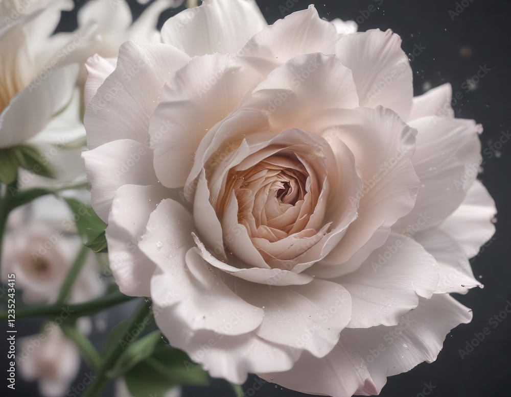 Delicate petals unfurl in a mesmerizing swirl, swirly floral pattern, nature-inspired art Delicate petals unfurl in a mesmerizing swirl, swirly floral pattern, nature-inspired art
