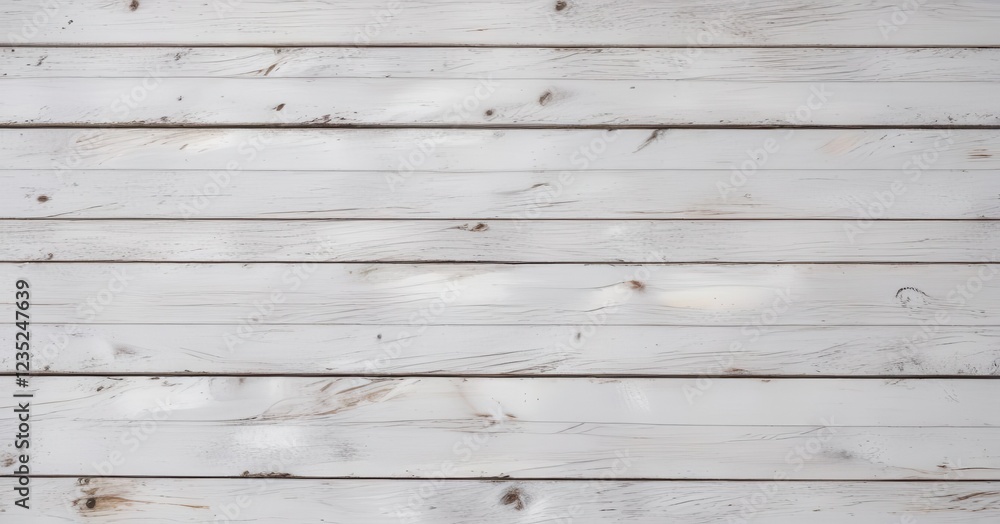 Fototapeta premium Distressed white wooden boards with tactile surface, rugged wood, weathered wood
