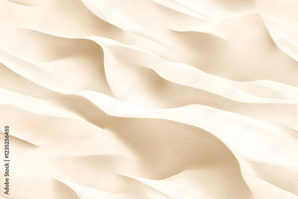 Obraz premium Cream Desert Sand Dunes Seamless Pattern