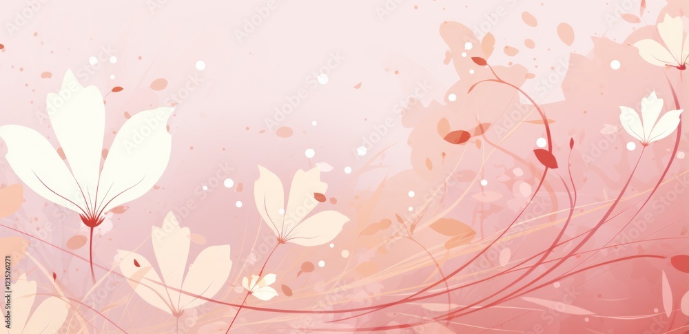 Hand drawn watercolor flowers Hand drawn watercolor flowers
