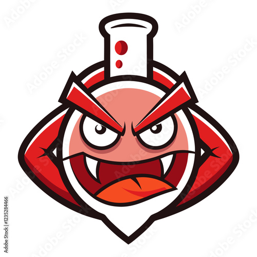 Burette Laboratory Research Vector Illustration – Clipart, Cartoons & Line Art Design,  High-quality burette laboratory research vector illustration, perfect for digital and print projects.