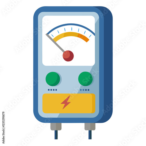 Conductivity Meter Laboratory Research Vector | Clipart, Line Art & Cartoon Illustration, Conductivity meter lab research vector—clipart, cartoon, and line art for digital use on white background.