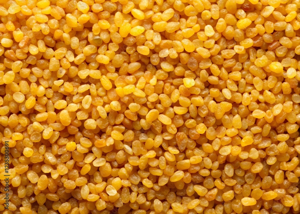 High-Resolution Top View of Bulgur Wheat Texture Background - Detailed Macro Shot of Dry Grain High-Resolution Top View of Bulgur Wheat Texture Background - Detailed Macro Shot of Dry Grain