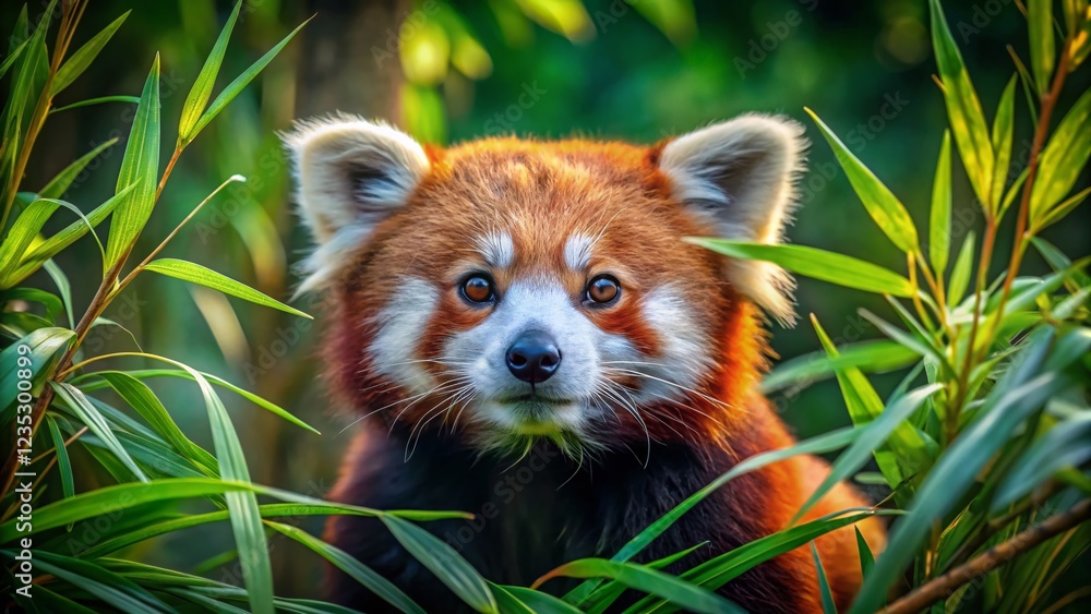 Himalayan Red Panda in the Wild: A Rare and Elusive Creature Himalayan Red Panda in the Wild: A Rare and Elusive Creature