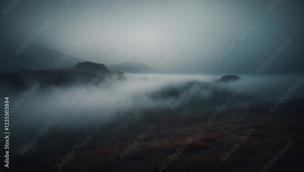 Obraz premium foggy 4k background wallpaper