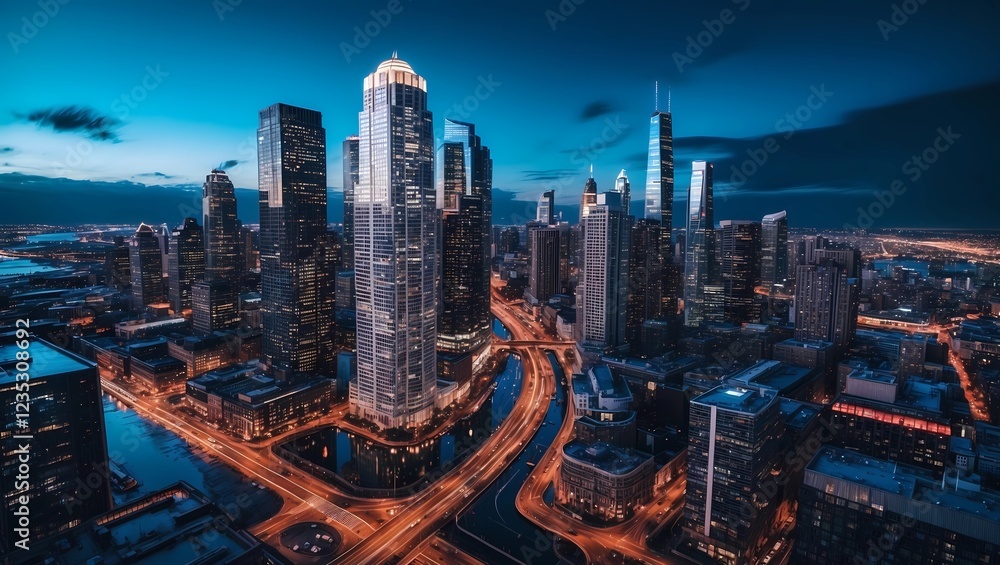 Obraz premium 4k city background wallpaper