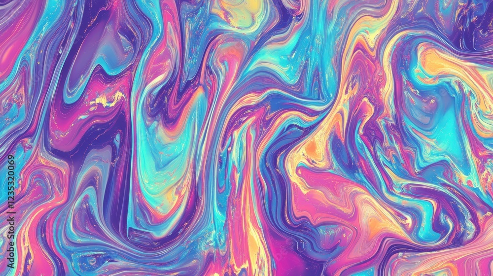 Abstract Swirling Paint Colorful Liquid Art Abstract Swirling Paint Colorful Liquid Art