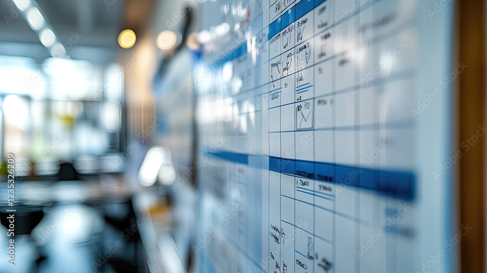 A close-up of a task board with urgent, pending, and future task sections. A close-up of a task board with urgent, pending, and future task sections.