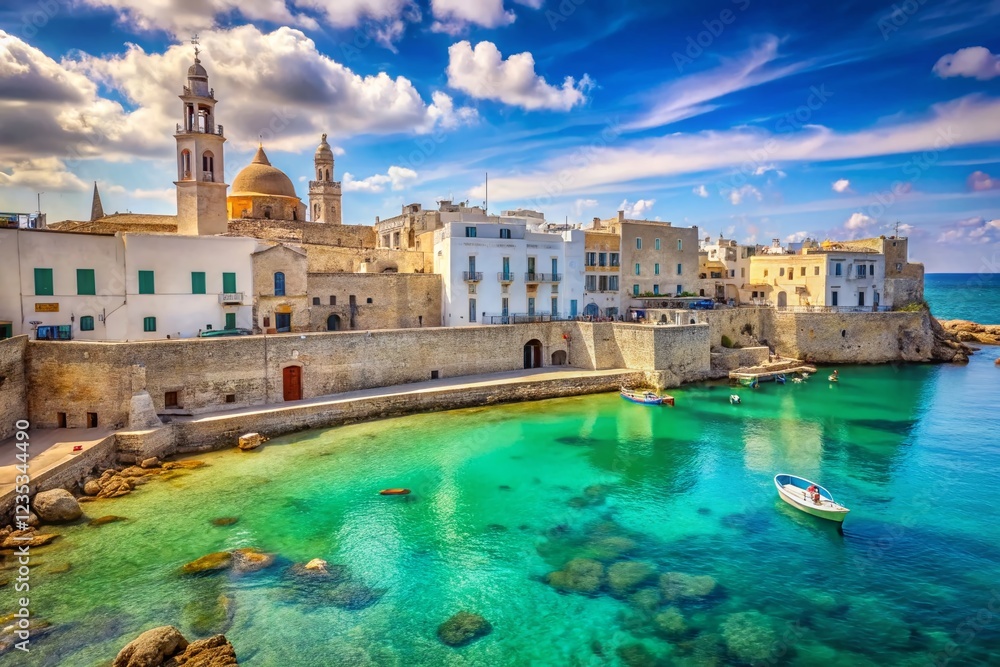 Fototapeta premium Scenic Monopoli Town on Italy's Adriatic Coast