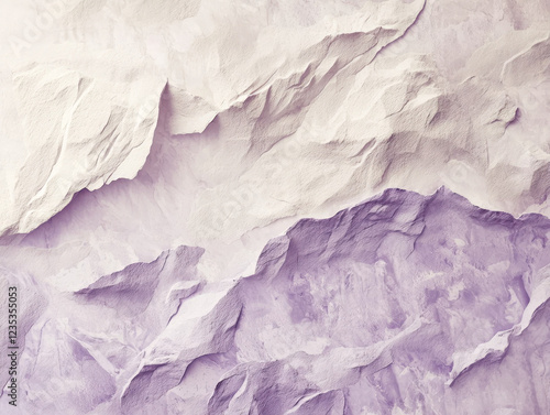 Wallpaper Mural Soft pastel textured wall with artistic lavender and ivory layers Torontodigital.ca