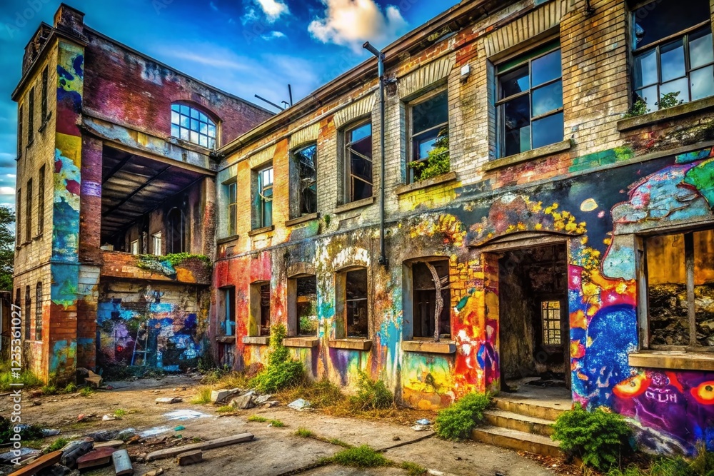 Fototapeta premium Urban Exploration Decor Enhancing Composition