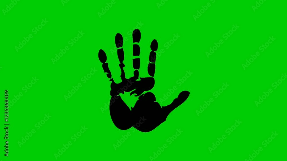 hand print hand print
