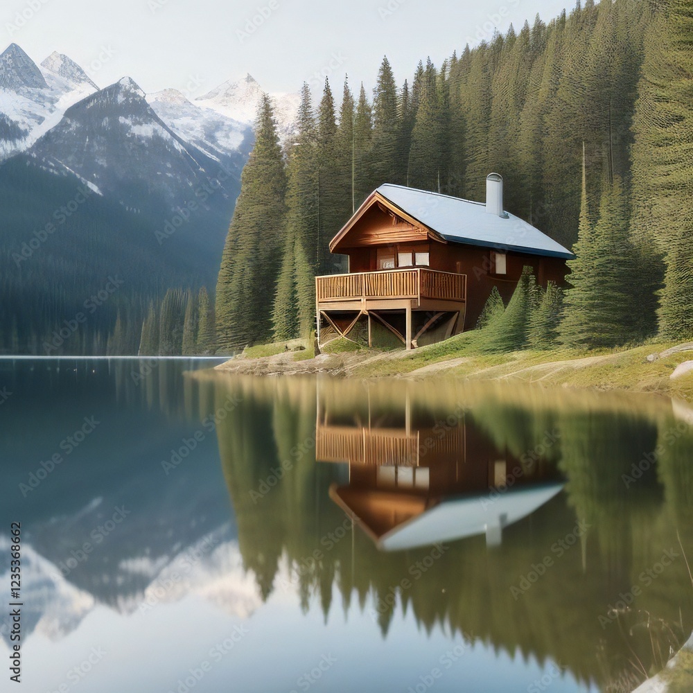 Obraz premium Mountain House
