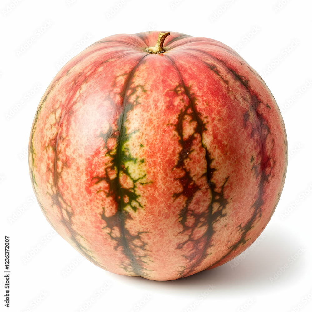 Fresh Ripe Watermelon With Juicy Red Flesh And Green Rind Perfect For Refreshing Summer Snacks Isolated Background Fresh Ripe Watermelon With Juicy Red Flesh And Green Rind Perfect For Refreshing Summer Snacks Isolated Background