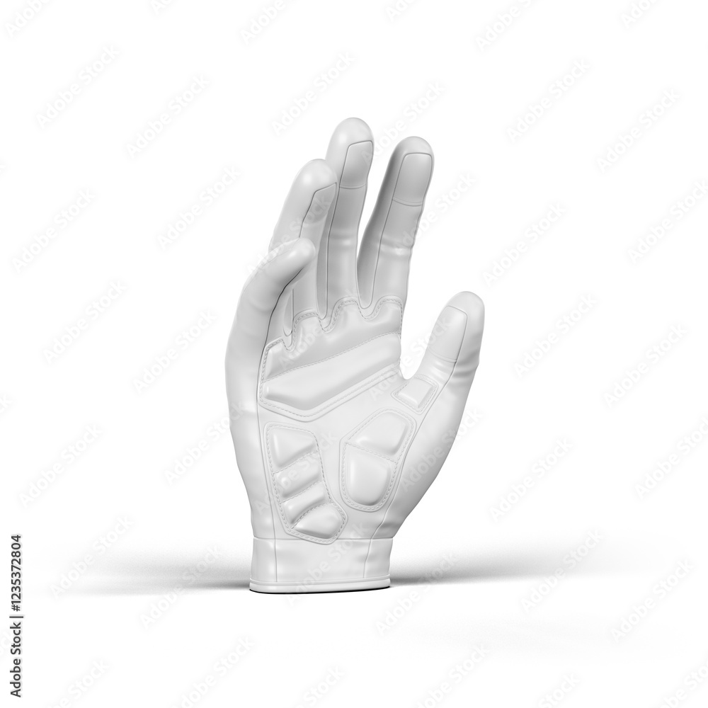 Obraz premium Professional White Golf Glove in Premium Leather