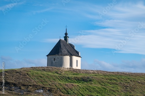 Obraz na płótnie Saint Cross chapel (Kaplnka svateho kriza) in Jablonov near Presov, Slovakia w salonie