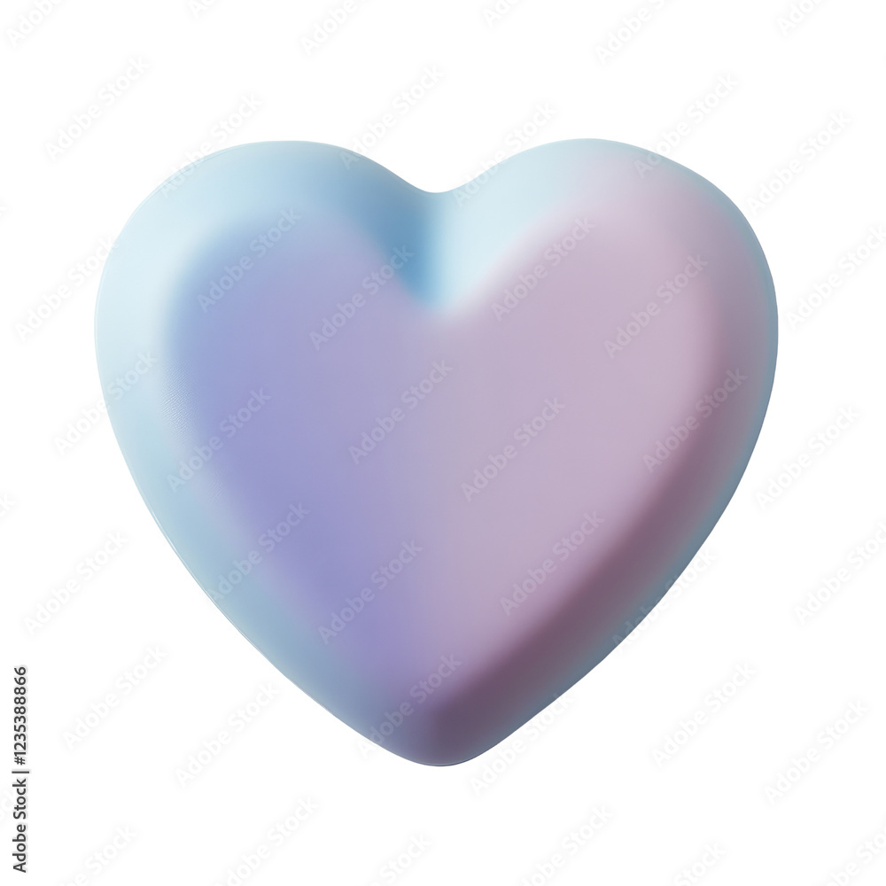A smooth, pastel-colored heart shape with a subtle gradient, evoking feelings of love and affection. A smooth, pastel-colored heart shape with a subtle gradient, evoking feelings of love and affection.