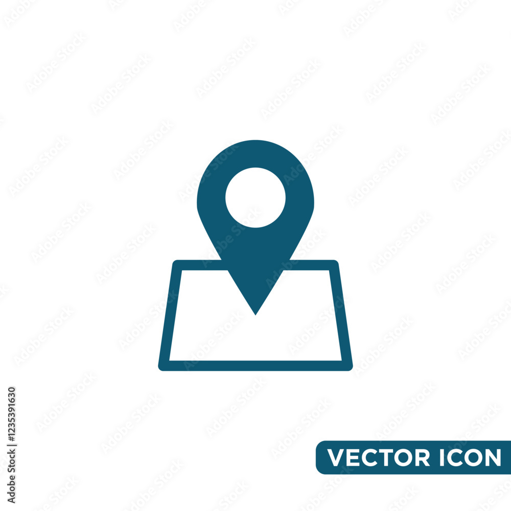 Minimalist Location Icon Design Template Minimalist Location Icon Design Template