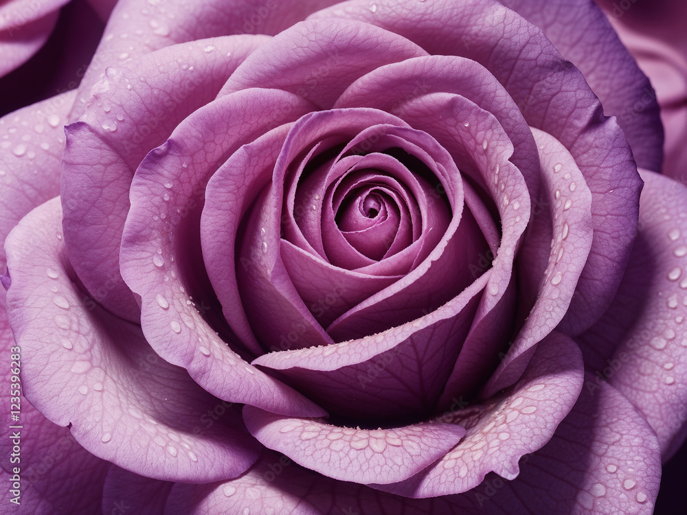 Abstract background glow violet purple background Close up view of a beautiful rose with curves of petals Abstract background glow violet purple background Close up view of a beautiful rose with curves of petals