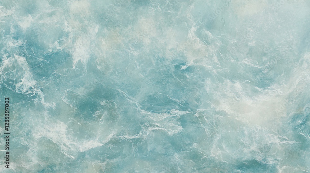 Fototapeta premium Aqua Blue Marble Texture: Serene and Elegant Background