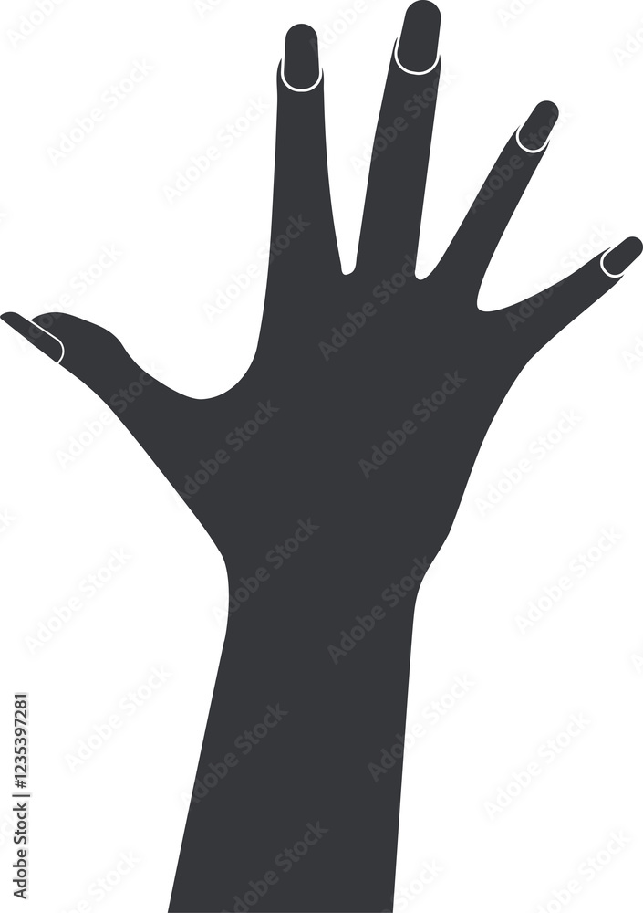 Isolated prohibition sign indicating 'do not long nails,' representing a ban on growing long nails in certain areas. Isolated prohibition sign indicating 'do not long nails,' representing a ban on growing long nails in certain areas.