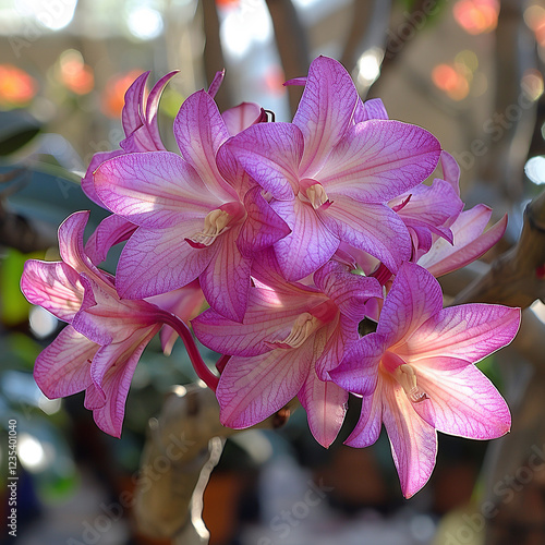 pink and white flowers