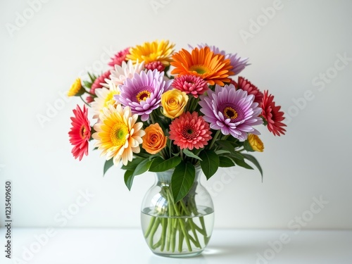 Wallpaper Mural A colorful bouquet of flowers in a vase Torontodigital.ca