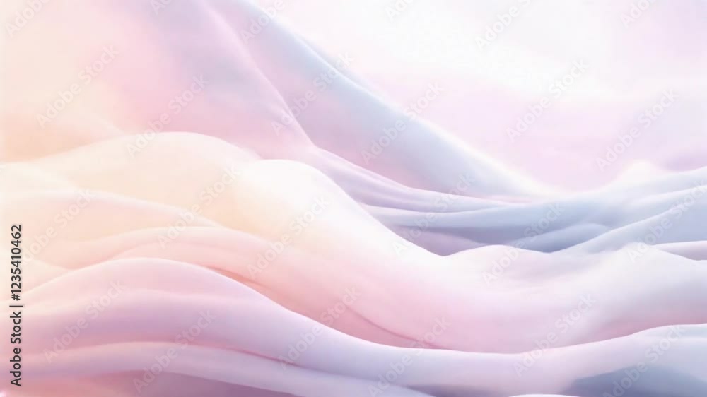 An abstract image of pastel-colored silk fabric, featuring smooth folds and gentle waves. The fabric displays a pleasing blend of pink, blue, and white hues, creating a soft, tranquil mood. An abstract image of pastel-colored silk fabric, featuring smooth folds and gentle waves. The fabric displays a pleasing blend of pink, blue, and white hues, creating a soft, tranquil mood.