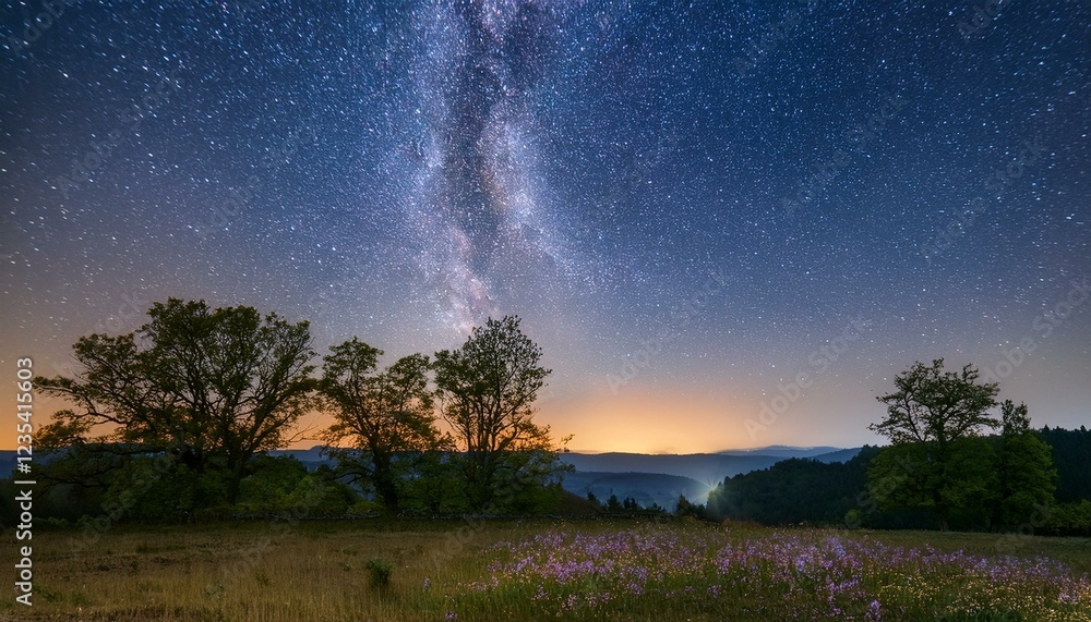 Nighttime brings a sense of wonder and peace. Nighttime brings a sense of wonder and peace.
