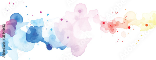 Holi colorful abstract liquid watercolor background with artistic, paint, splashes, grunge, splatter, texture, powder, Artwork for creative banner, card, template, effect, ink, blot design vector