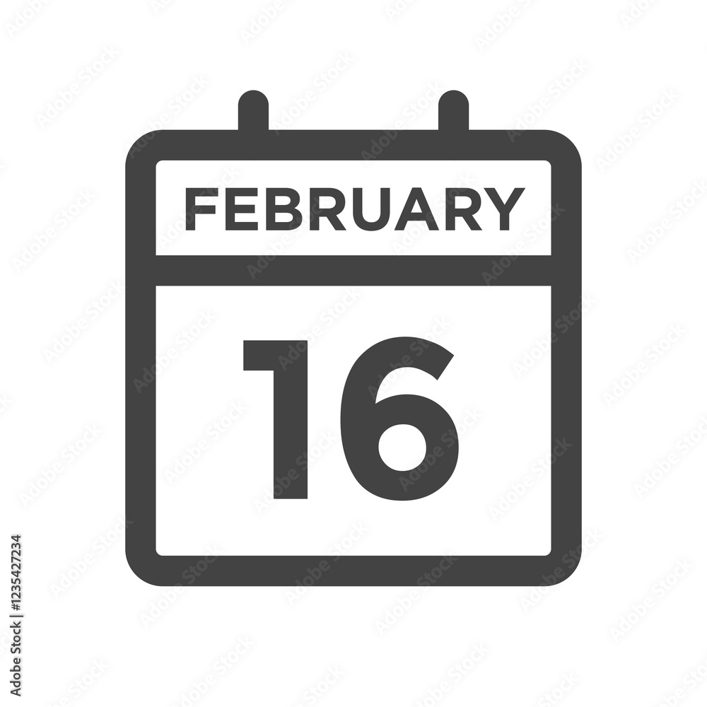February 16 Calendar Day or Calender Date for Deadline - Appointment February 16 Calendar Day or Calender Date for Deadline - Appointment