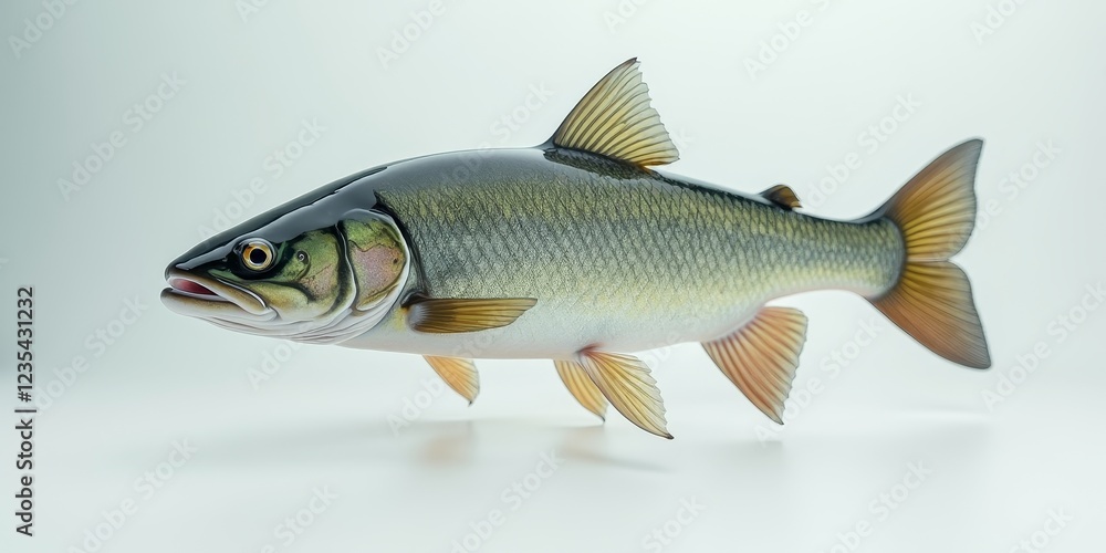 Fototapeta premium A fish, a cold-blooded aquatic animal with gills, fins, and scales