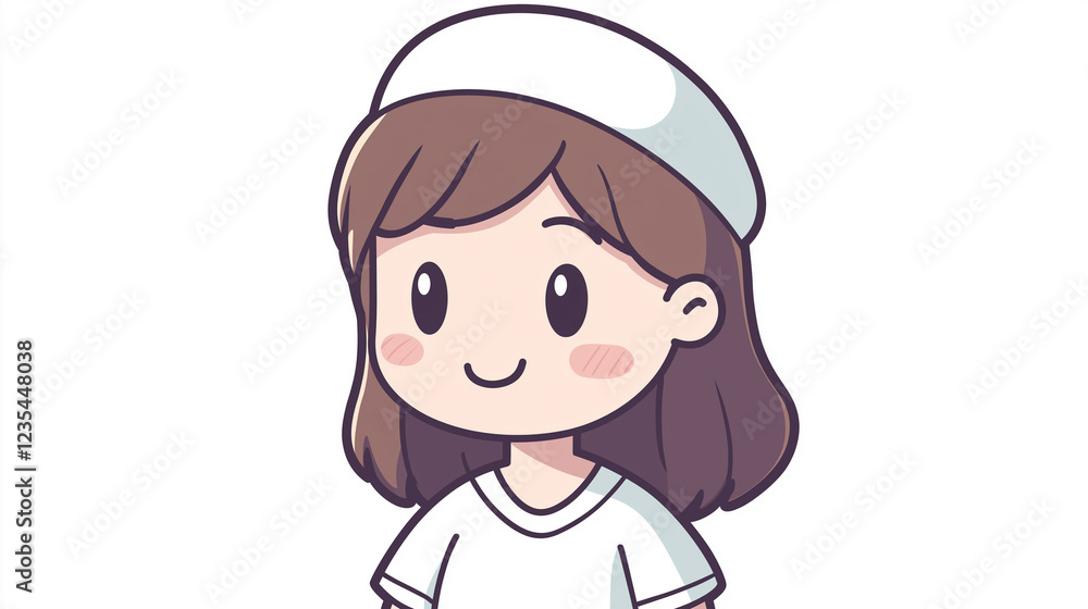 Cartoon cute nurse material
Cartoon cute nurse material