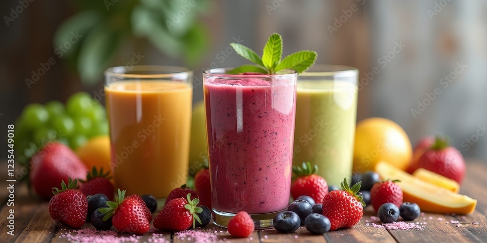 A refreshing blend of fruit and yogurt, perfect for a healthy snack or breakfast A refreshing blend of fruit and yogurt, perfect for a healthy snack or breakfast