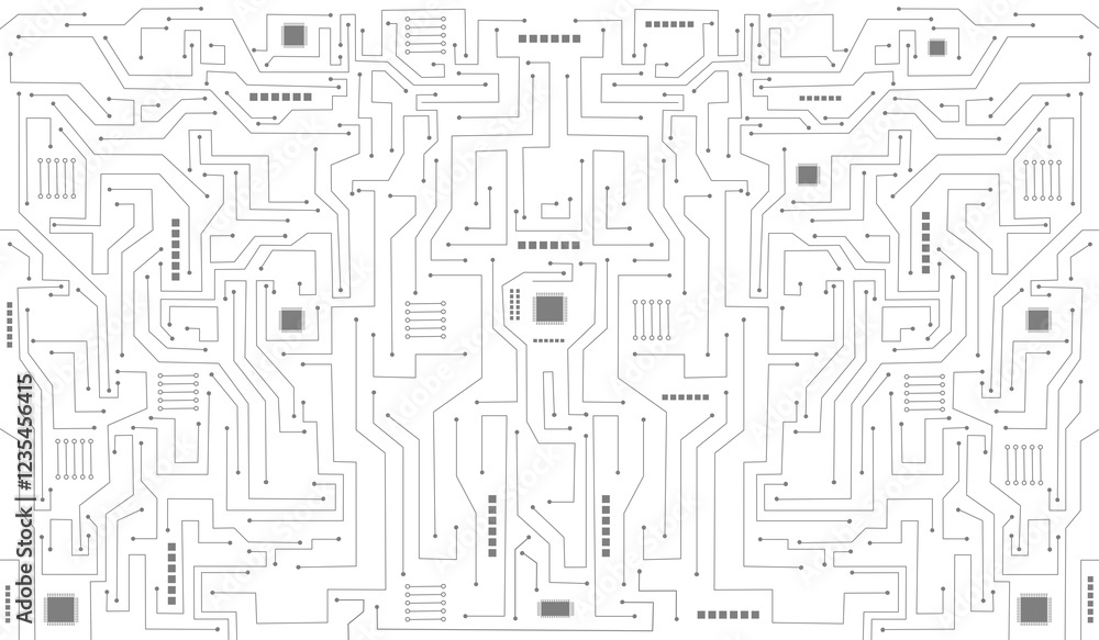 Geometric background and high tech circuit board connection system Geometric background and high tech circuit board connection system