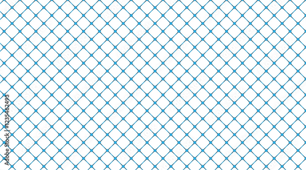 Fototapeta premium Pattern background with line and dotted vector design | New seamless pattern for texture, web, decoration, futuristic and multi-use | Minimal geometric pattern with cyan colour 