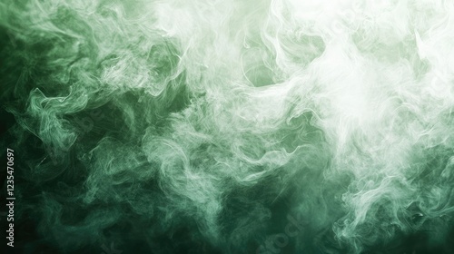 Wallpaper Mural Abstract green gradient flow, creating a lush, refreshing background with natural, harmonious hues. Torontodigital.ca