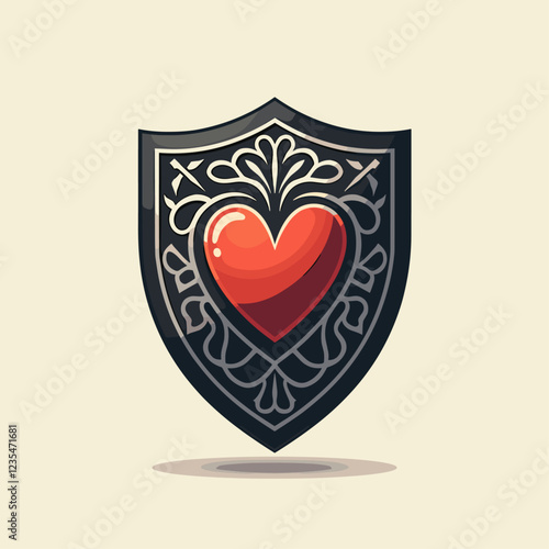 Heart of the Emerald Isle: An Enchanting Vector Illustration of Irish Pride for Saint Patrick Day
