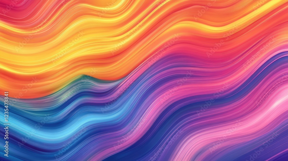 Colorful rainbow background featuring vibrant stripes and gradient hues, creating an abstract and playful design. Colorful rainbow background featuring vibrant stripes and gradient hues, creating an abstract and playful design.