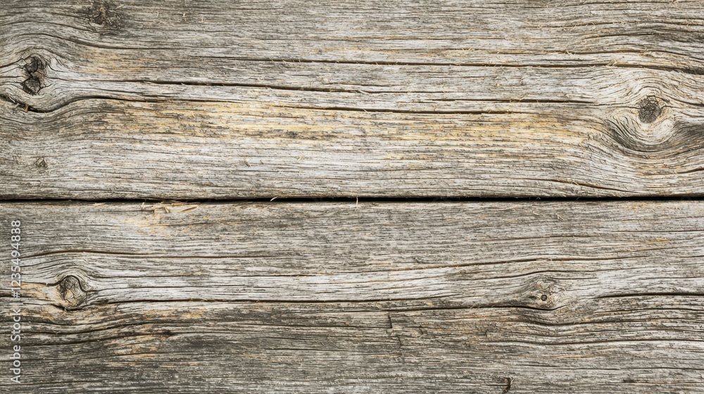 Weathered wooden planks with natural grain patterns and rustic texture Weathered wooden planks with natural grain patterns and rustic texture