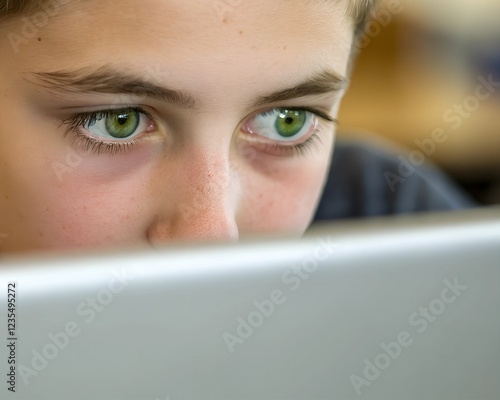 person with laptop