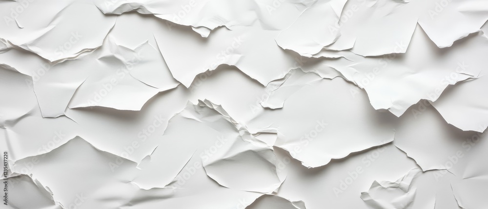 White Torn Paper Texture Background White Torn Paper Texture Background