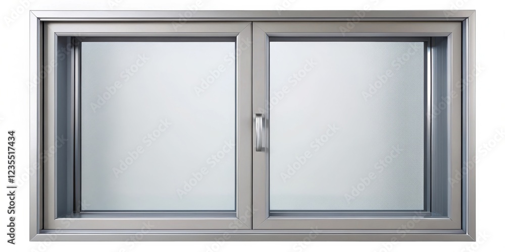 Close-up of a metal aluminum window with a gray silver frame , minimalist aesthetic , metal, minimalist aesthetic Close-up of a metal aluminum window with a gray silver frame , minimalist aesthetic , metal, minimalist aesthetic