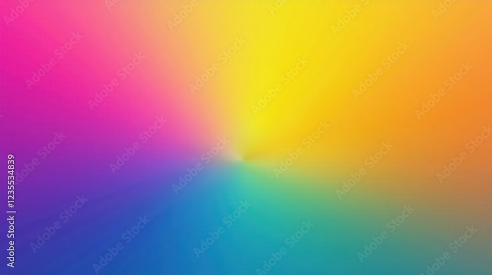 Abstract Vibrant Swirl of Hues A Colorful Radiating Gradient Background for Design Projects Abstract Vibrant Swirl of Hues A Colorful Radiating Gradient Background for Design Projects